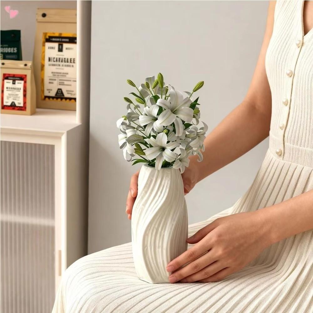 Силиконовые формы для ваз DIY, Форма для цветочного горшка с волнами, Формы для смолы Ins, Домашний декор