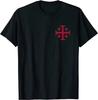 2025 Knight's Templar Jerusalem Cross Kingdom of Jerusalem Men T-Shirt Short Sleeve Casual 100% Cotton O-Neck Summer TShirt