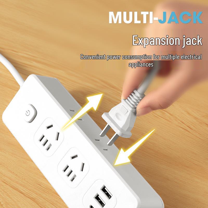 USB удлинитель с многорозеточной настольной панелью для умного дома