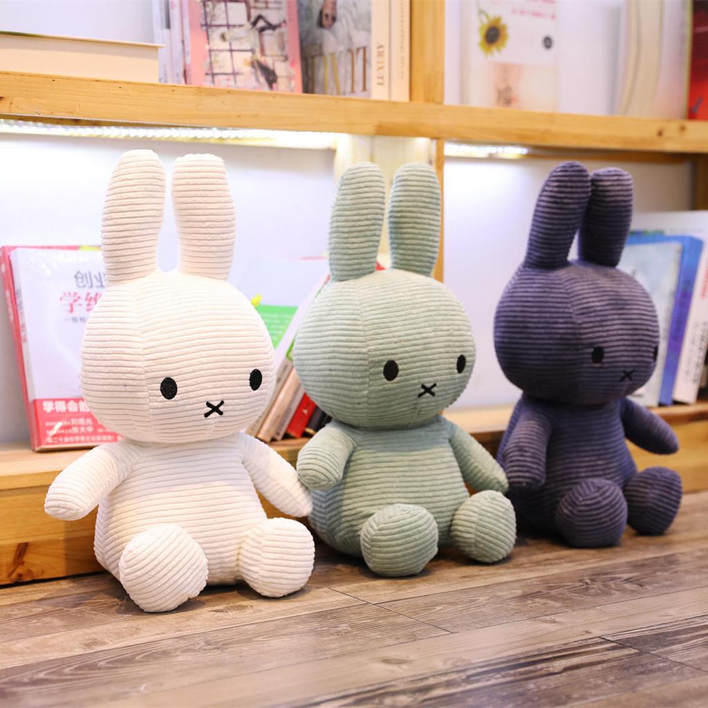 Мягкие игрушки Милый маленький кролик Кавайные Аниме Куклы Кровать Диван Настольные Украшения Украшения Игрушки для Девочек Подарок