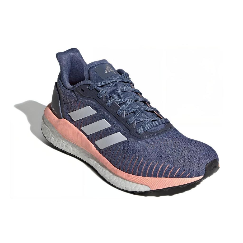 Adidas Solar Drive 19 Breathable Mesh Low-Top Running Shoes Women Sneakers Blue Pink EF0778