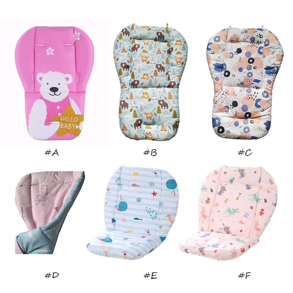 Детский стульчик с подогревом, толстый матрас, хлопковый коврик, коврик для коляски, аксессуары для коляски, коврик-вкладыш