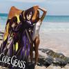Японские Code Geass Большие Микрофибровые Пляжные Полотенца Быстросохнущее Полотенце Песчаные Пляжные Полотенца Полотенце для Бассейна Для Путешествий Плавание Бассейн Йога