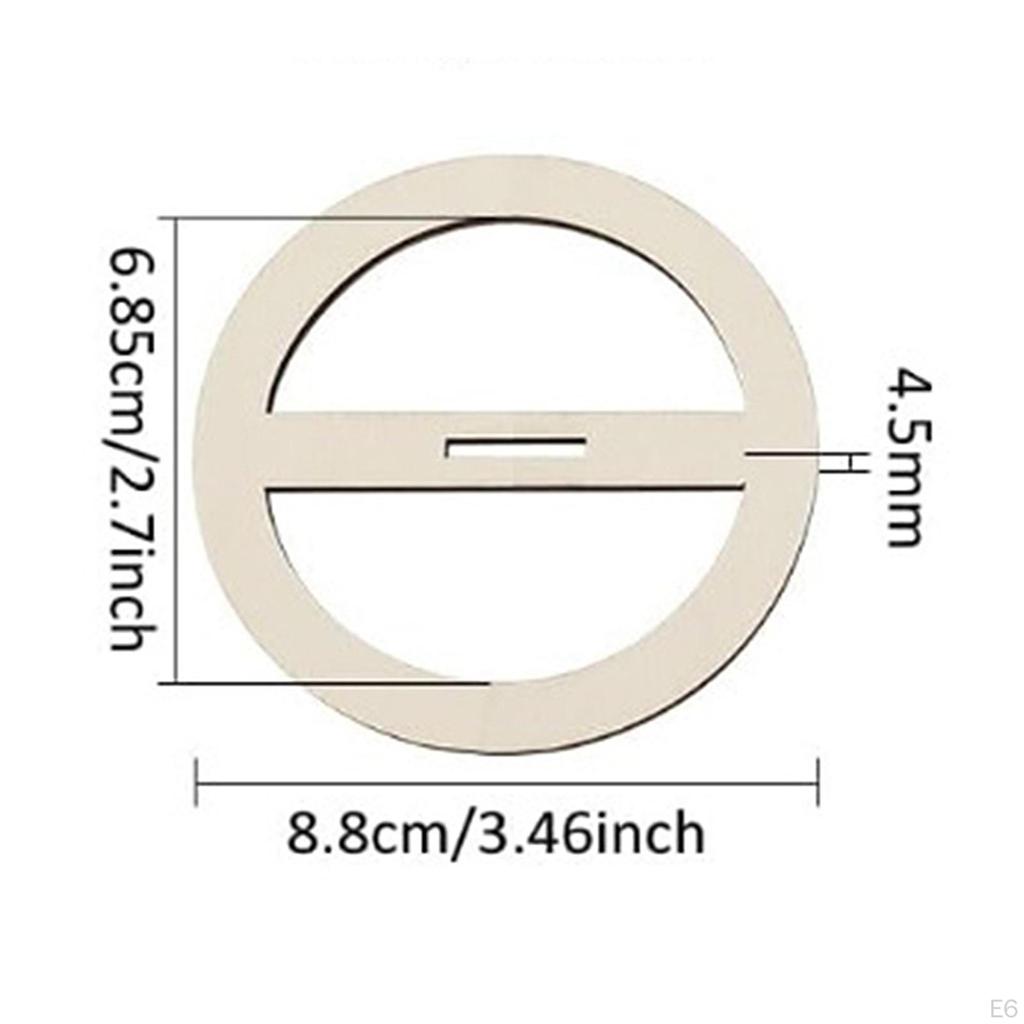 5 деревянных держателей фитиля для изготовления свечей в домашних условиях