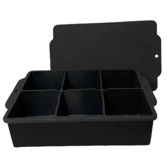 Квадратные 6 сеток «сделай сам», чтобы избежать порчи, быстрозамораживаемый лоток для льда, коробка, аксессуар для бара, лоток для формы для льда