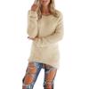 Autumn Winter Women Plush Sweater Casual Loose Long Sleeve O Neck Tops Solid Color Pullover Shirts