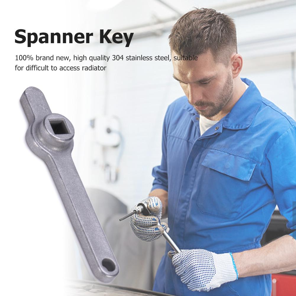 1-3 шт. ключи для радиаторного клапана из нержавеющей стали с отверстием 5 мм, металлические крестовые ключи для отопления, портативные крестовые ключи для отопления, инструмент для ремонта