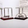 1 PC Cradle Balance Steel Balls, Perpetual Motion Collision Ball, School Teaching Physics Science Pendulum Home Decoration
