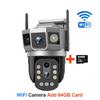 LS VISION 6K 12MP Wireless WIFI/4G IP Camera Three Lens 10X Optical Zoom CCTV Waterproof PTZ Auto Tracking Security Outdoors Webcam