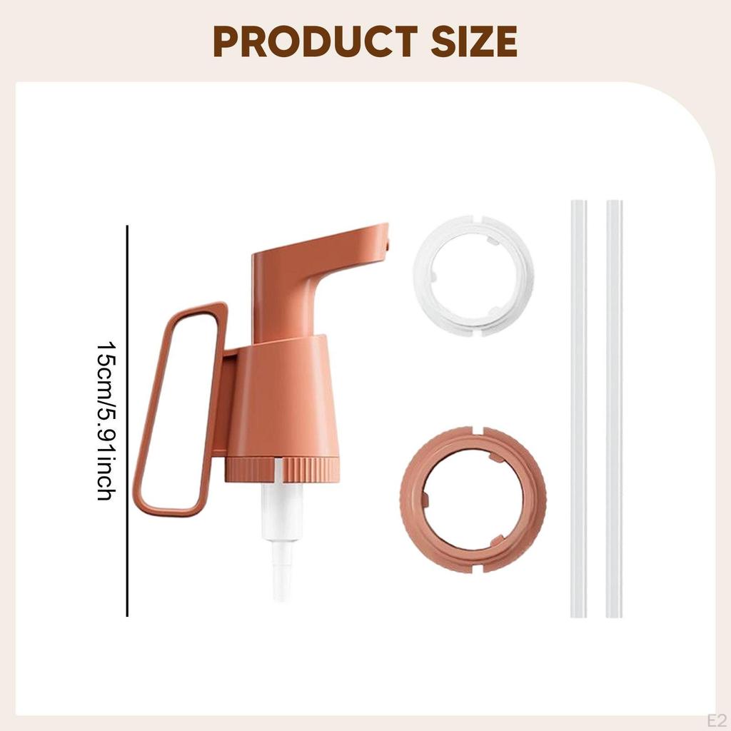 Sauce Dispenser Pump for Cooking type Head Syrup Lid Cones Juice Coffee Syrups Ketchup