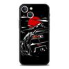 Япония JDM Спортивный автомобиль Чехол для телефона Для iPhone Apple 14 13 Pro Max 12 11 Mini 7 8 Plus XR XS X SE 2020 Чехол-оболочка Черный Coque Funda