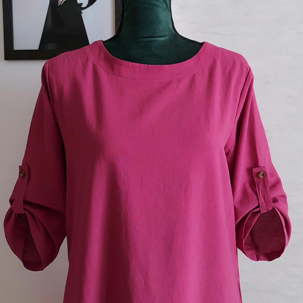 Модное платье с круглым вырезом, легкое длинное платье с разрезом и подолом, женская одежда