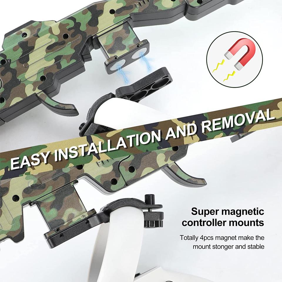 Новое поступление улучшенных аксессуаров для Meta/Oculus Quest 2 Shooting Game Rifle Gun For Quest 2 VR GunStock Enhance Experience