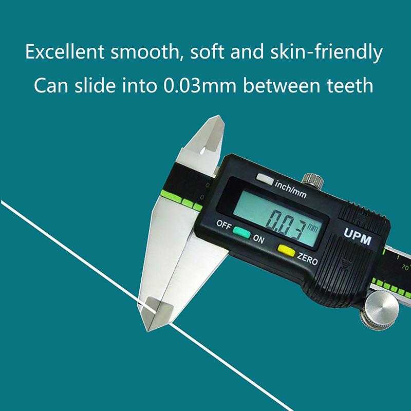 50M/Box Micro Wax Peppermint Flavor Dental Floss Interdental Brush Teeth Stick Toothpicks Floss Pick Oral Hygiene Clean Wire