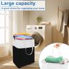 Корзина для белья на колесиках Складная корзина для белья Большой вместимости Портативная корзина для белья на колесиках для дома, общежития, прачечной