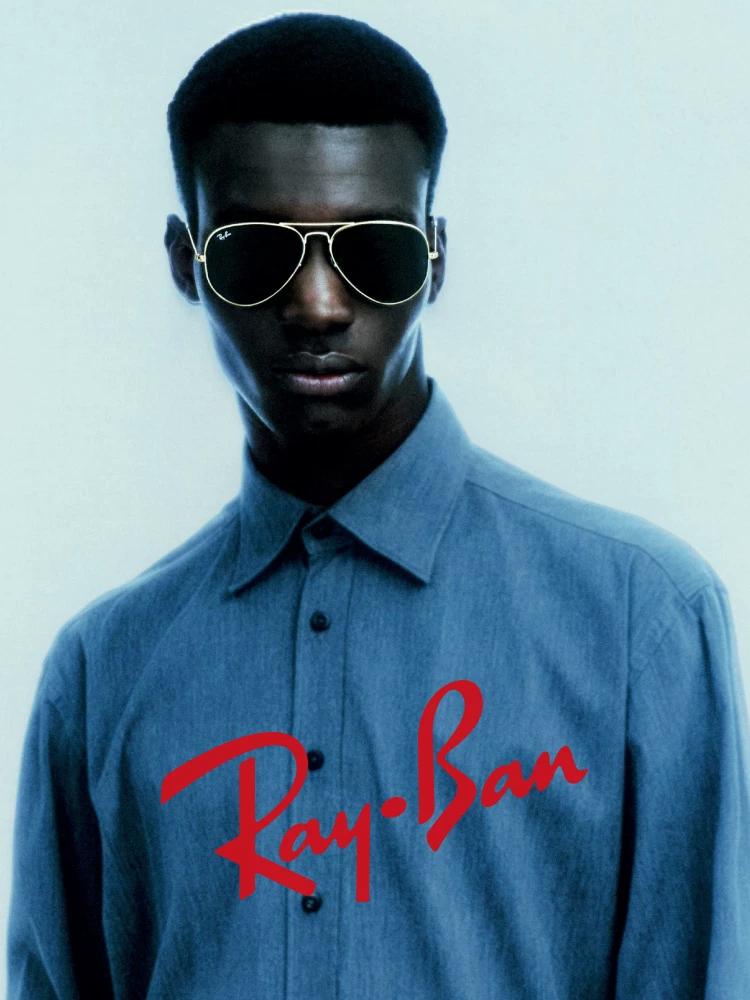 [Same for men and women] RAYBAN sunglasses pilot gradual change of polarizing sunglasses 0RB3025
