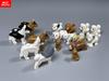 Конструктор MOC Серия Маленькие Собаки Чихуахуа Французский Бульдог Пудель Собранные Строительные Кубики Детские Игрушки Пластиковый Материал Кукла