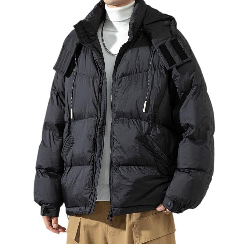 Autumn and Winter Down Jacket New Minimalist and High-end Men's 90 White Duck Down Casual Trend Fashion Versatile Jacket