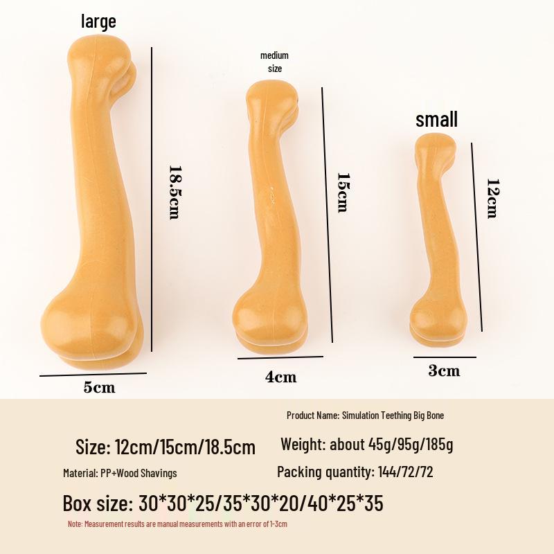 Прочная интерактивная игрушка-жевачка для собак: Устойчивый к укусам молярный стик для дрессировки и здоровья зубов