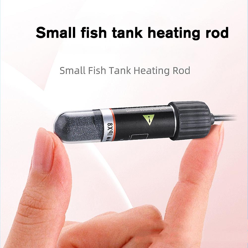 Aquarium Heater 10W Fish Tank Heater Mini Usb Submersible Constant 48°F(26°C) Rod Temperature Heating Thermostat Heater