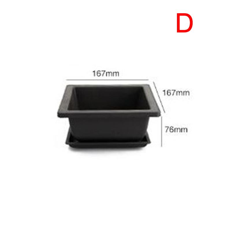 Пластиковые горшки для обучения бонсай, цветочные горшки для рассады, кашпо для балкона и сада