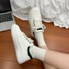Shoes Female 2024 Hot Sale Lace Up Women's Vulcanize Shoes Outdoor Warm Women Sneakers Round Toe Low Heel PU Ladies Casual Shoes