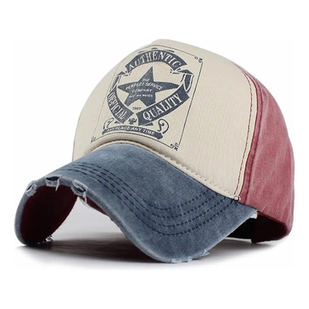 Vintage Baseball Cap Washed Denim Trucker Hat Fashion P,a13