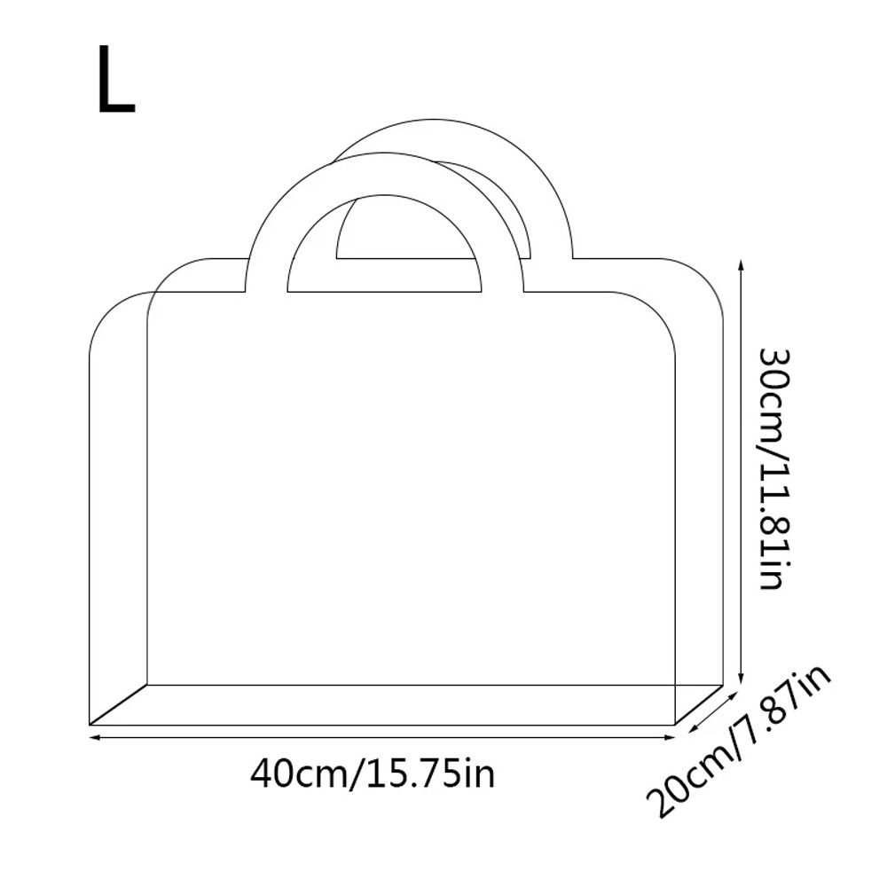 С ручкой Цветочный букет Упаковка Коробки ПЭТ Цветочный Мешок Прозрачный Цветочный Мешок День Рождения Вечеринка