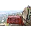 Сумка Travel Overnight унисекс коричневая из козьей кожи Sports Weekender Duffle прочная сумка