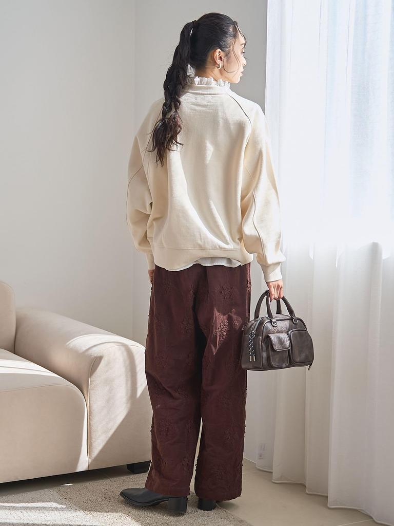 Толстовка флисовая реглан Cohen PENNEYS на заказ, 76206000025, 0300, КИПЕННО-БЕЛАЯ (03), СВОБОДНО