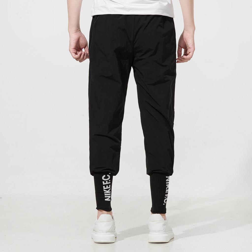 Nike Мужские вязаные спортивные штаны черные с умеренной манжетой DJ0997-010