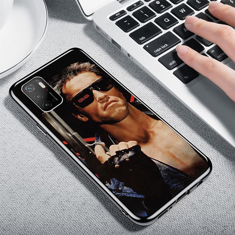 Arnold Schwarzenegger Terminator Cover Phone Case For Xiaomi Poco F7 Ultra X7 X6 X5 Pro M7 Redmi 15C 15 13C 13 12C 12 10C 10 9A