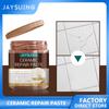 Jaysuing Ceramic Repair Paste Floor Tile Adhesive Tile Repair Agent Tile and Shower Repair Kit Porcelain Repair Kit for Crack Ceramic Repair Paste