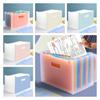 Multi-layer A4 Expanding Organ Bag Waterproof Paper Organizer 25 Pockets File Folder Office