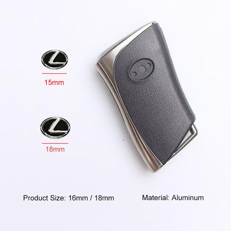 10 шт. Алюминиевая наклейка-эмблема на ключ автомобиля Декоративные наклейки Для Lexus GS IS LS500h ES260 ES300h RX350h NX260 UX260 LM LC RZ450e TX