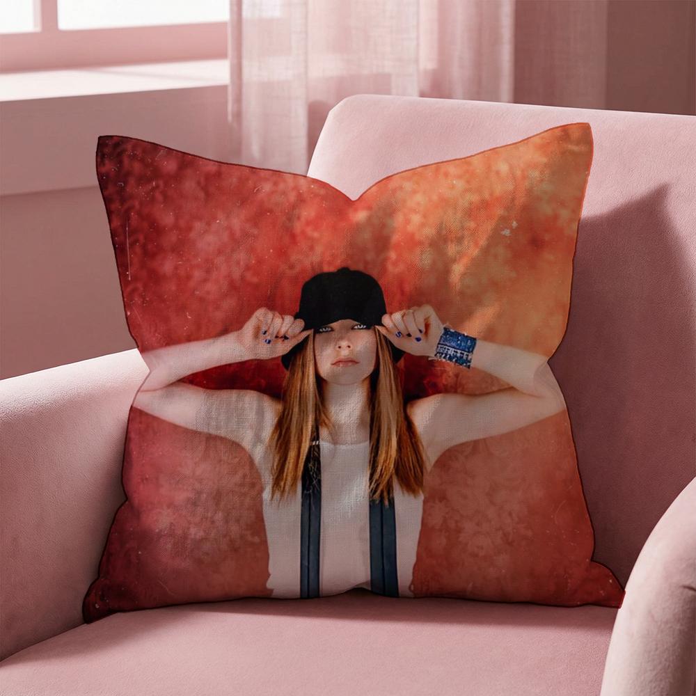 A-Avril Ramona Lavigne Наволочка для подушки Многоцелевая наволочка для дома и автомобиля - Двусторонняя, Мягкая и Прочная для ежедневного использования