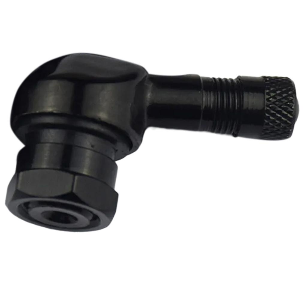 Мотоциклетные ниппели для шин 90 градусов Ниппель для колесной шины для большинства мотоциклов Замена Алюминиевый бескамерный ниппель для шины
