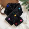 Christmas Scarf Scarf Winter Warm New Velvet Thickened Warm Fluffy Scarf Scarf