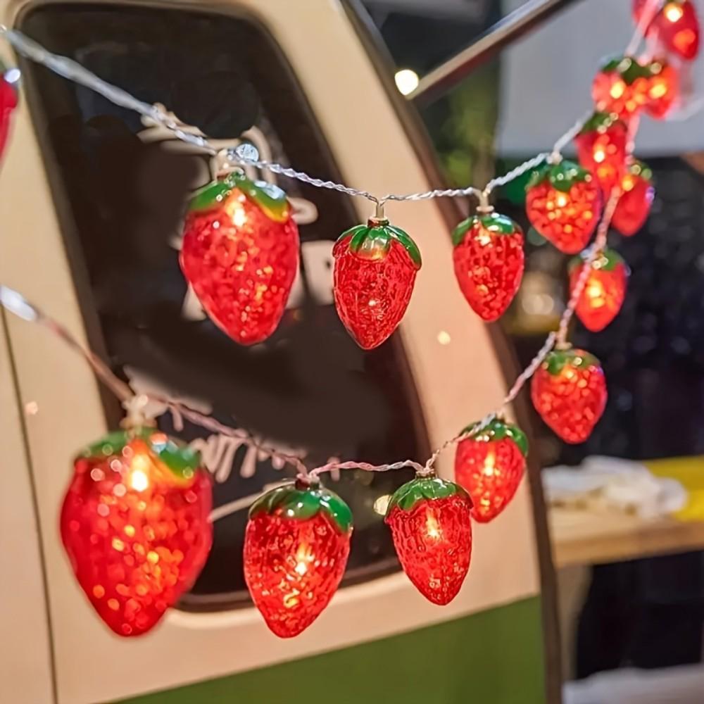 LED Strawberry Stall Decorative Light for Camping and Night Markets