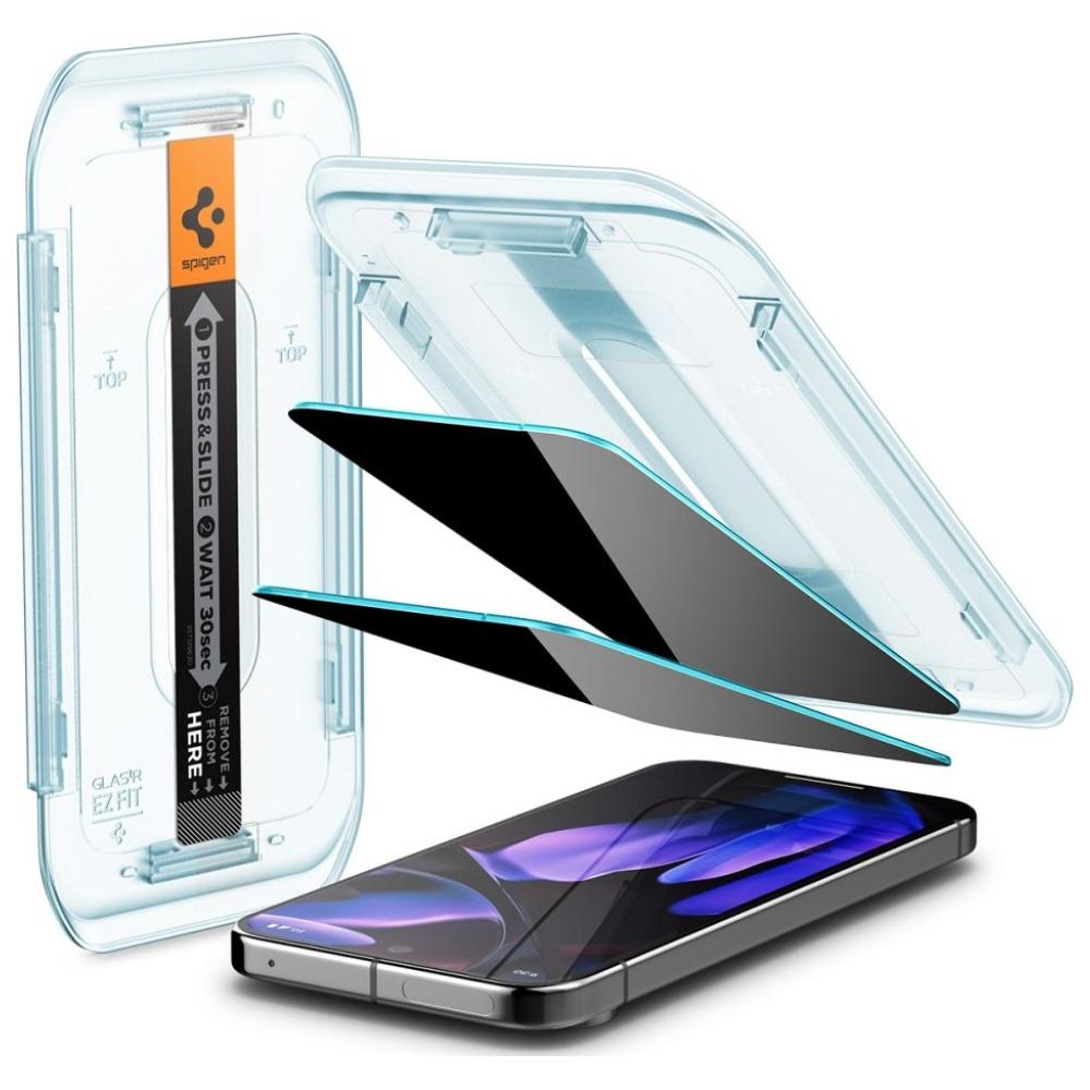 Spigen Glas.TR EZ FIT Privacy Glass for Google Pixel 9/9 Pro 2pcs