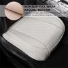 Augeny Car Front Bottom Seat Cover, Leather Auto Front Seat Full Wrap Protection Cushion, Anti-Slip Seat Cover Pad Fit for 95% Vehicles, Universal