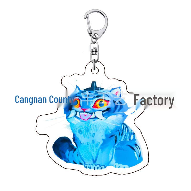 K-pop Брелок для ключей с женской группой «Охотники на демонов»: Милый акриловый брелок для школьной сумки Lumi, Zoe, Mira & Qin Yu