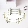 Decorative Mirror Tray Gold Vanity Bathroom Tray,Makeup Organizer,Serving for Cafes