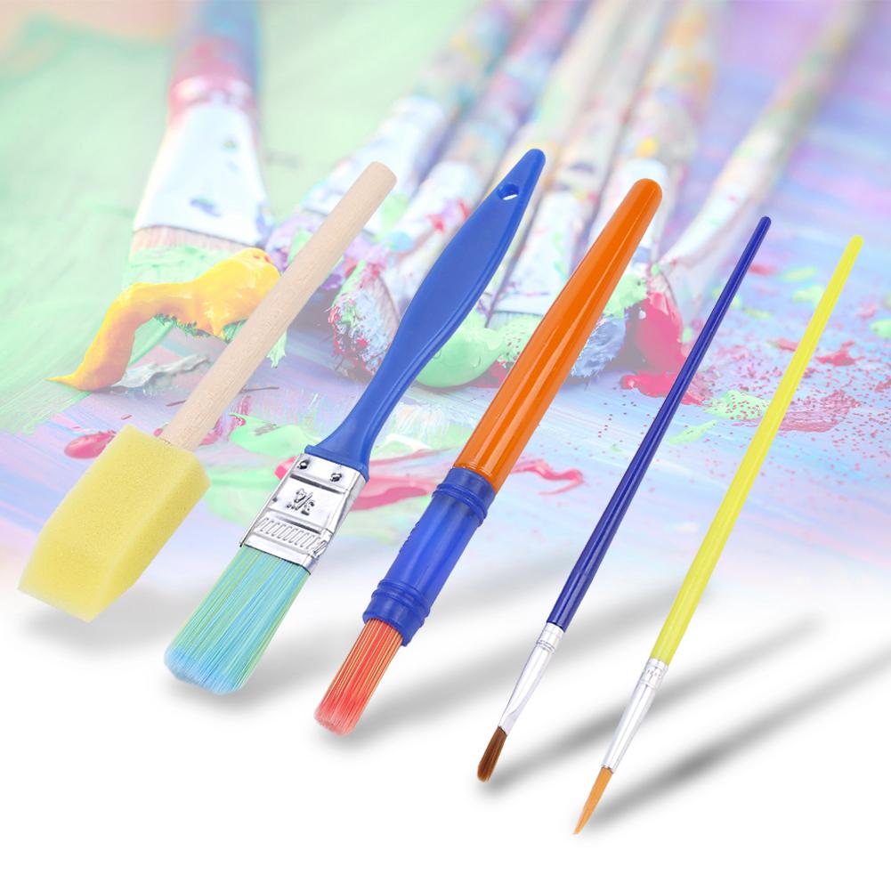 47 шт. Набор детских цветных губок для рисования, инструменты для рисования, каракули, детские игрушки