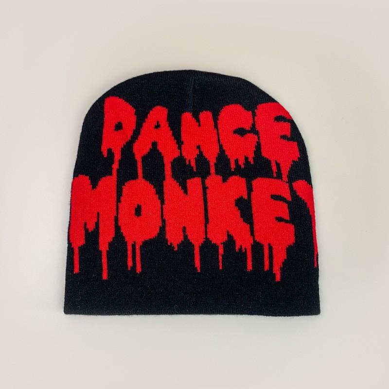 Skate Street Color Block Letter Beanie Unisex Warm Hip Hop Knit Hat