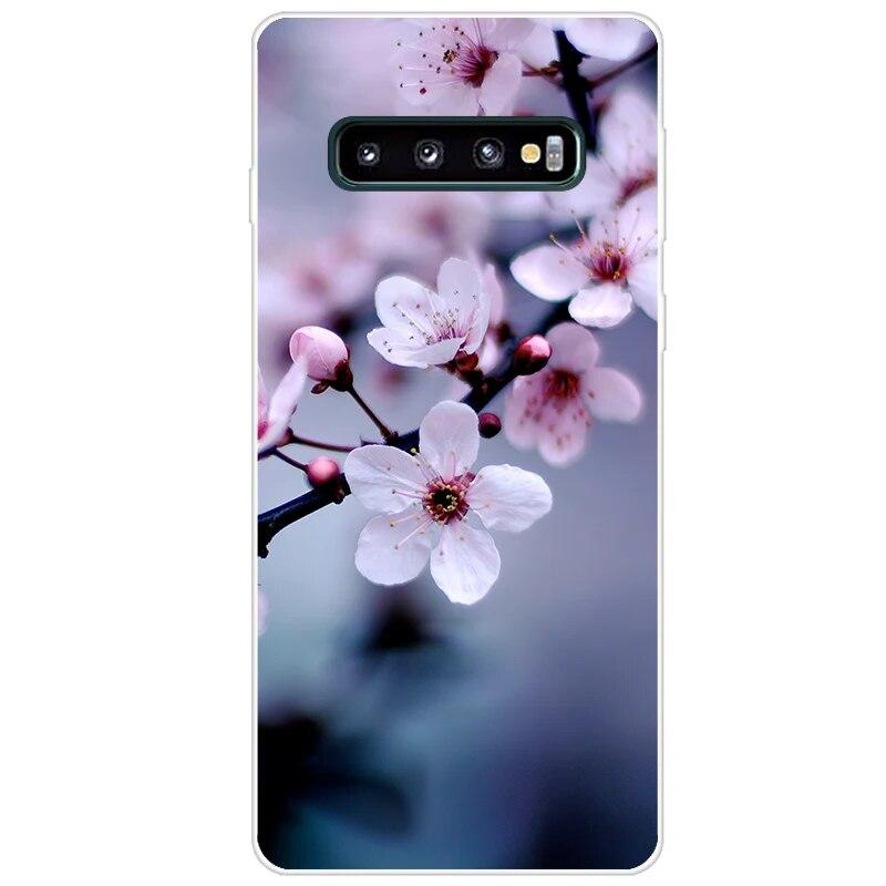 Новейший чехол из ТПУ с принтом для Samsung Galaxy S10 S10 + чехол для телефона Samsung S10 Plus S10e, задняя крышка, бампер Fundas Coque