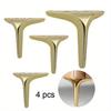 4pcs Furniture Leg Metal Home DIY Heavy Duty Replacement Feet for Bookshelf Sofa Cabinet Chair Couch Coffee Table Desk Bench Nightstand Etc