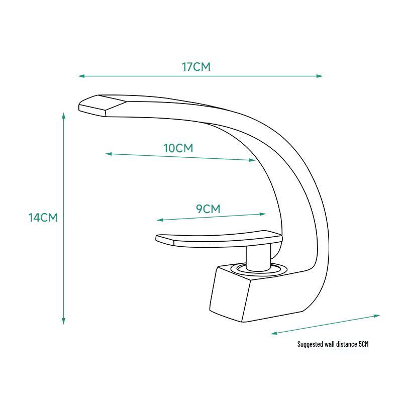 Цвет оружейного металла Латунный смеситель для раковины в ванной с краном горячей и холодной воды для умывальников и столешниц.