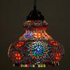 30 см Лампа подвесная из крупной стеклянной мозаики в форме кувшина для гостиной и домашнего декора Турецкая лампа Разноцветная лампочка в комплект не входит