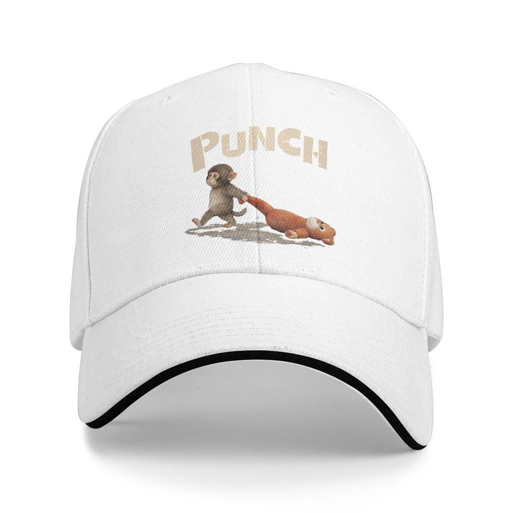 Monkey Punch Baby Little Punch Sun Baseball Cap Spring Casual Trucker Hat For Unisex-Teens Outdoor Sport Baseball Caps